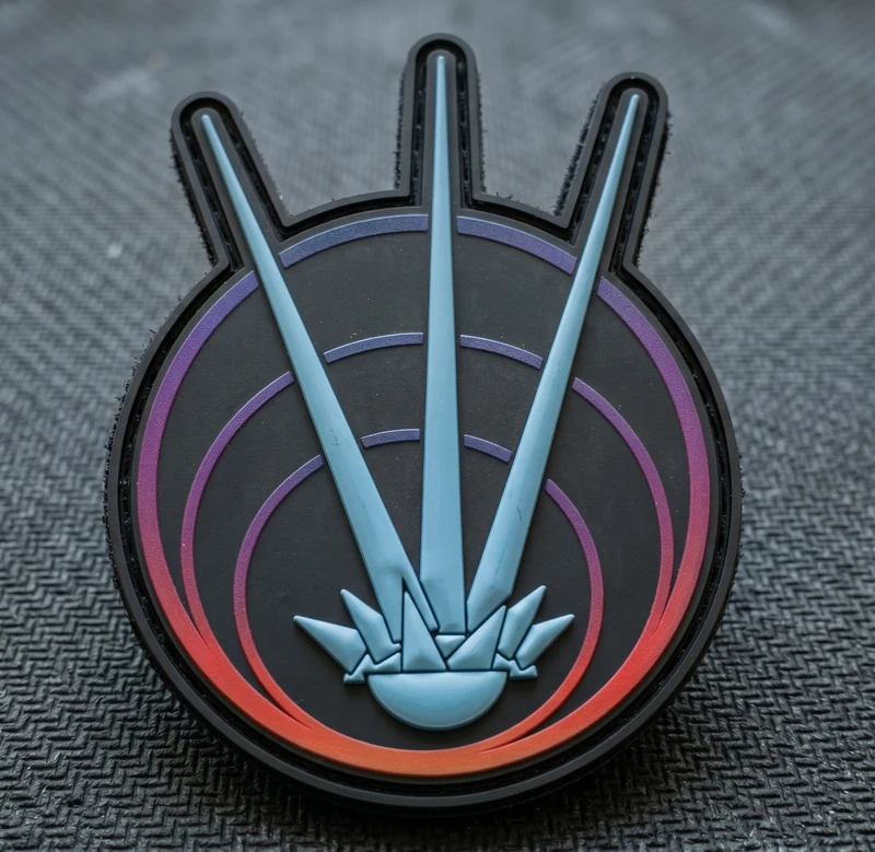 Triple Beam 3D PVC Patch